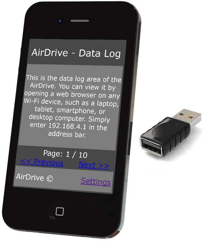 AirDrive Forensic Keylogger Ultra Black view 8