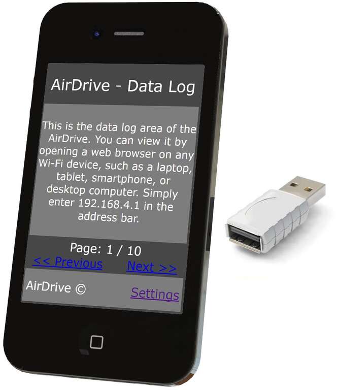 AirDrive Forensic Keylogger Ultra White view 8