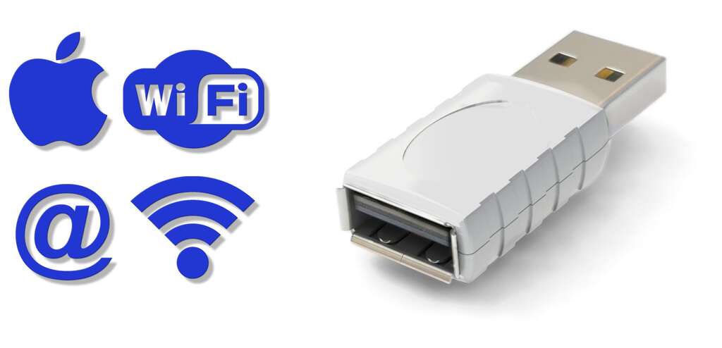 AirDrive Forensic Keylogger Ultra Pro White