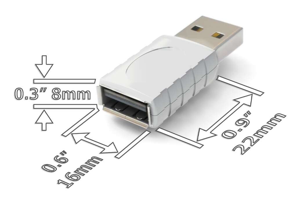 AirDrive Forensic Keylogger Ultra White view 12
