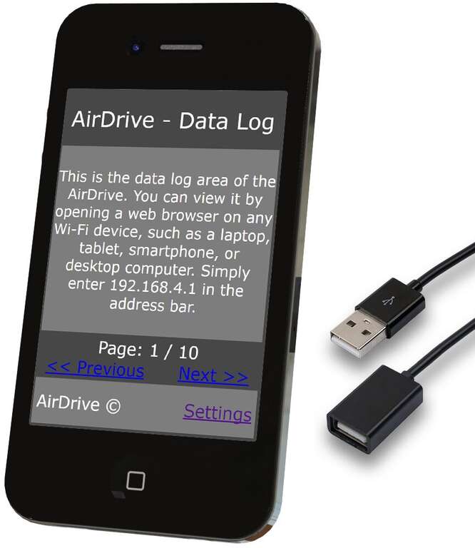 AirDrive Forensic Keylogger Cable view 10
